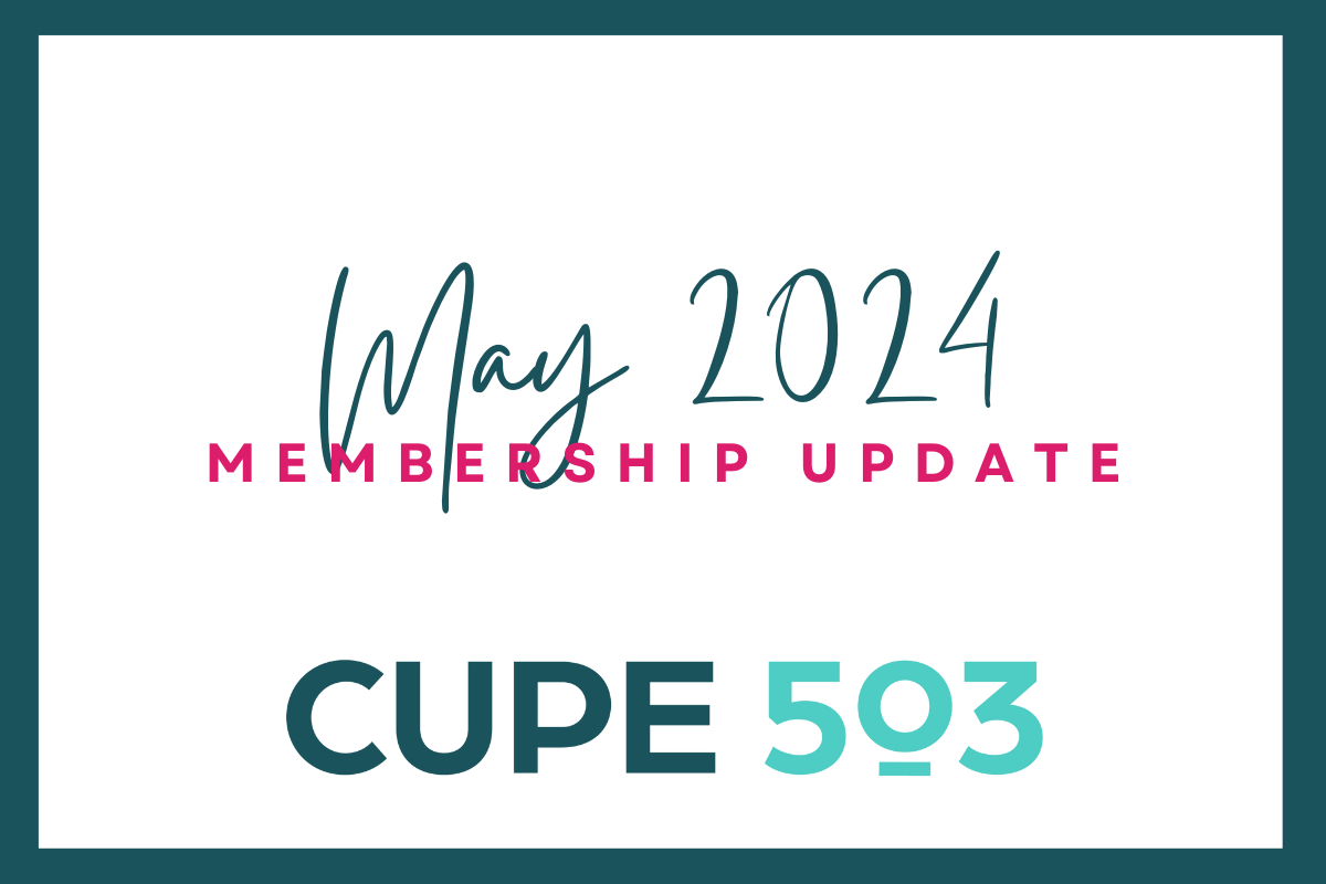 Membership Update: May 2024