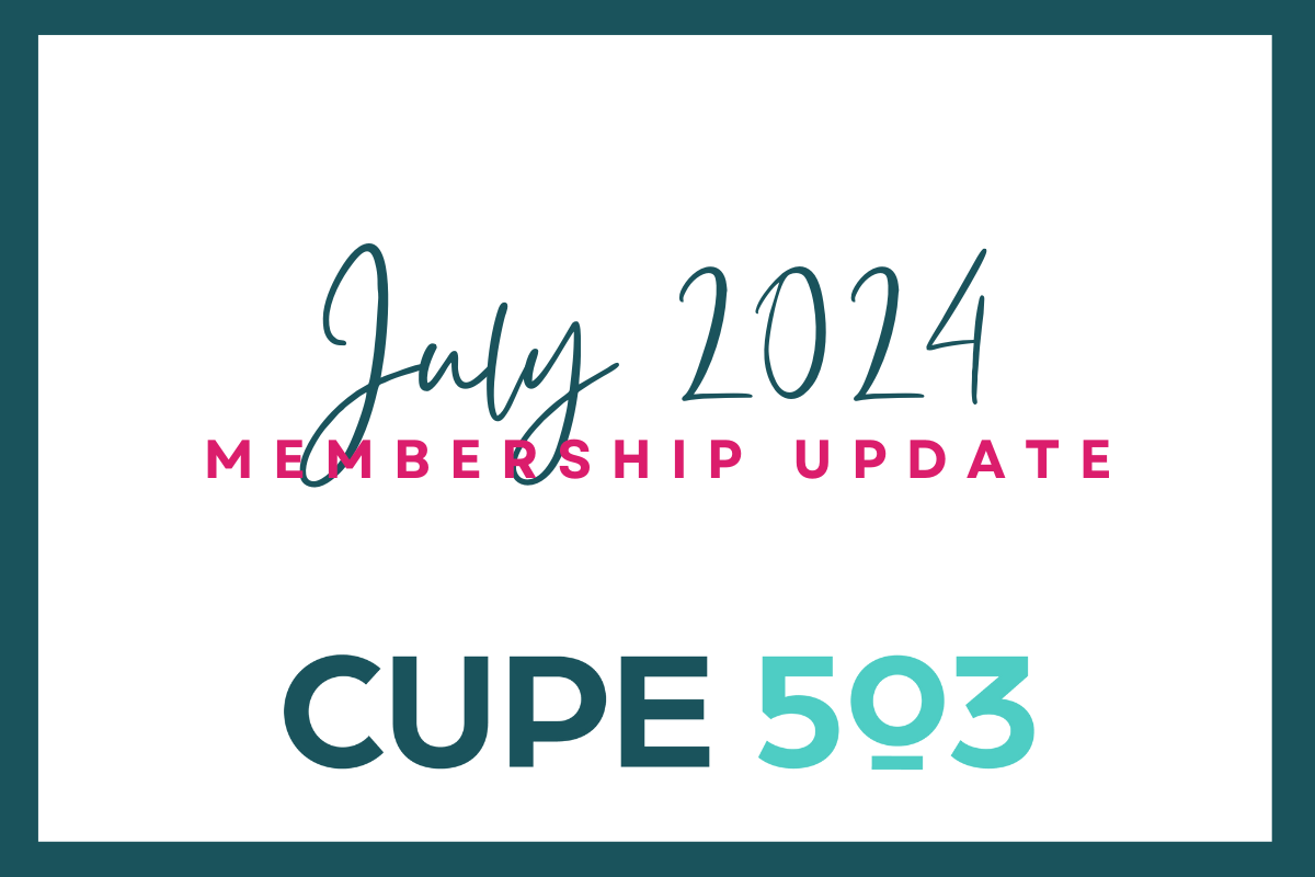 Membership Update: July 2024