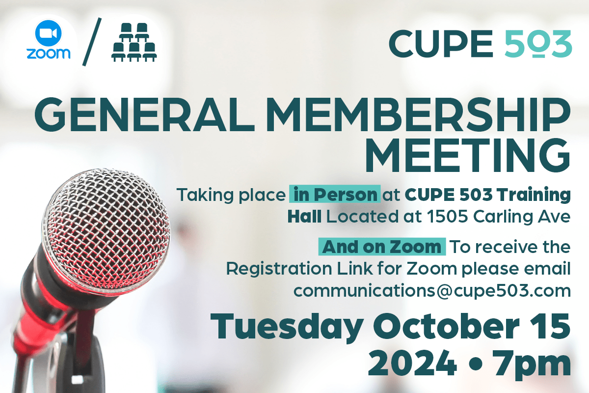 Membership Meeting: 15 October 2024