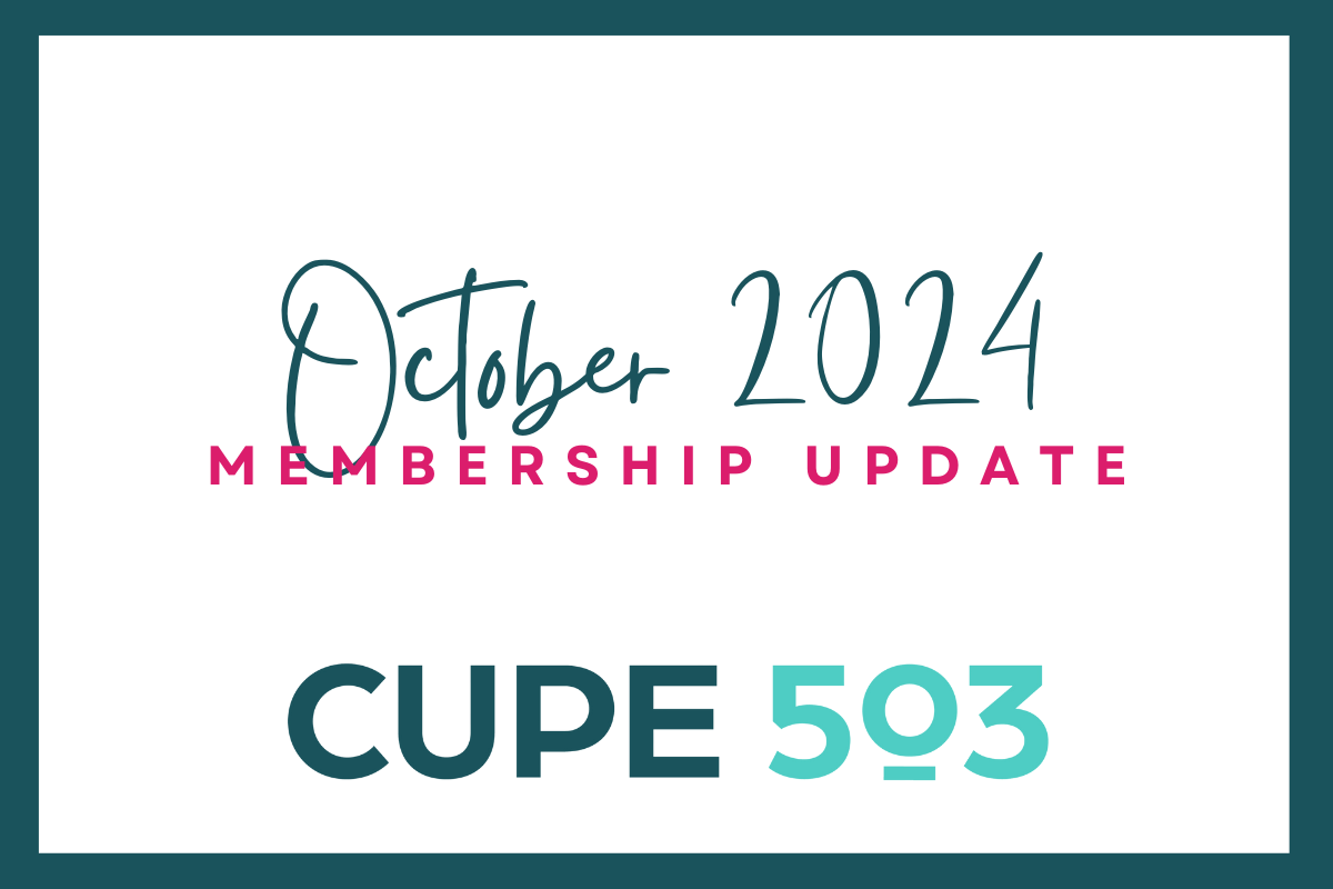 Membership Update: October 2024