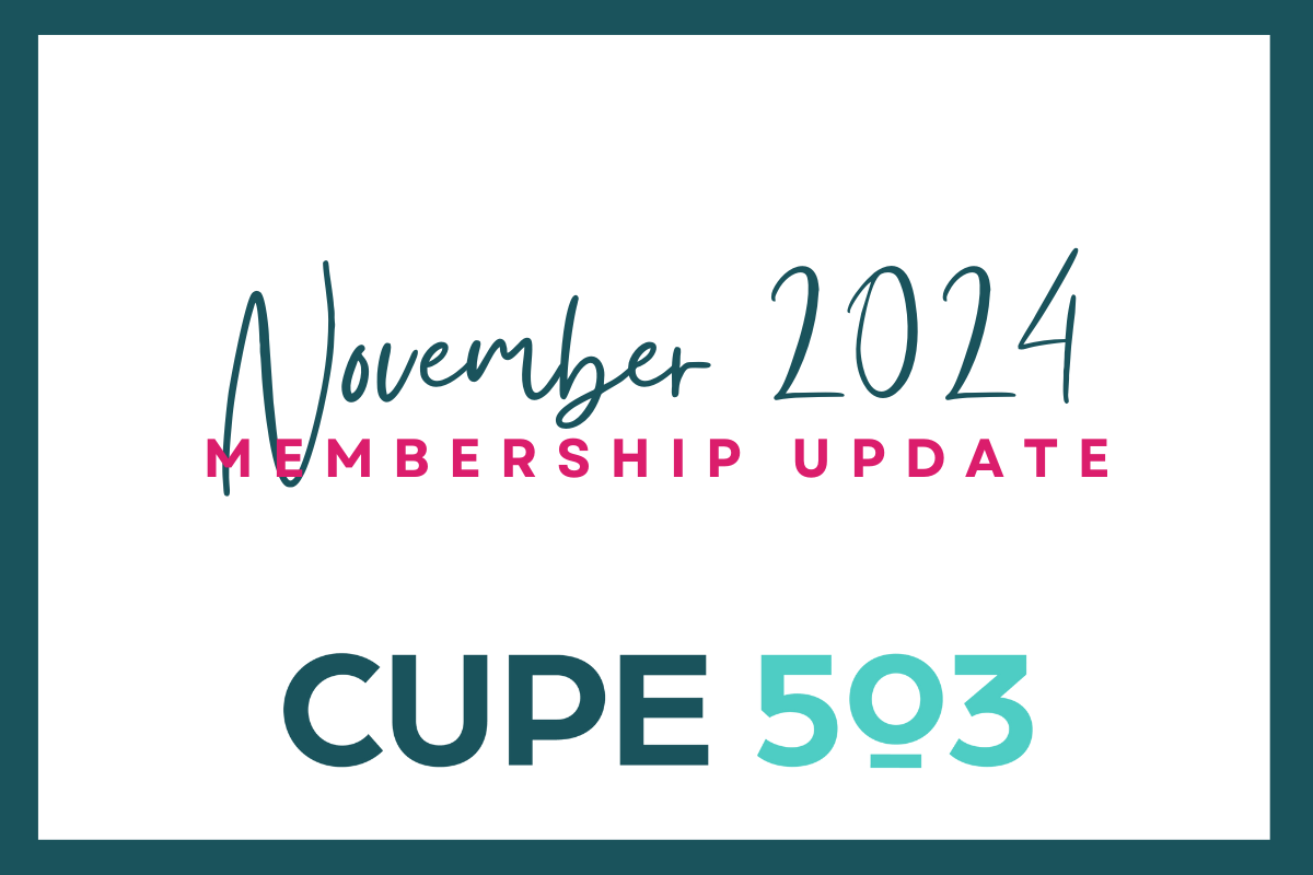 Membership Update: November 2024