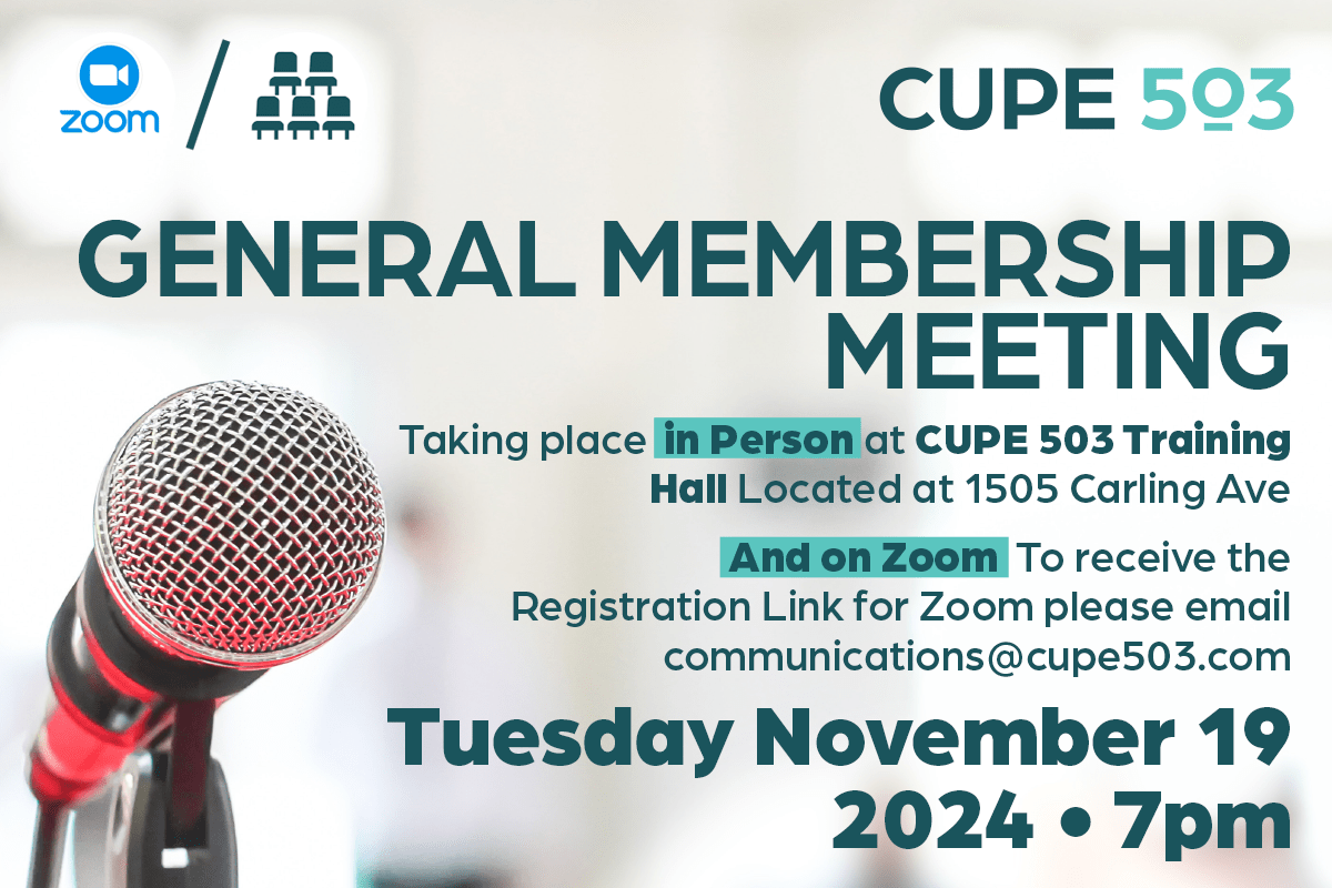 Membership Meeting: 19 November 2024