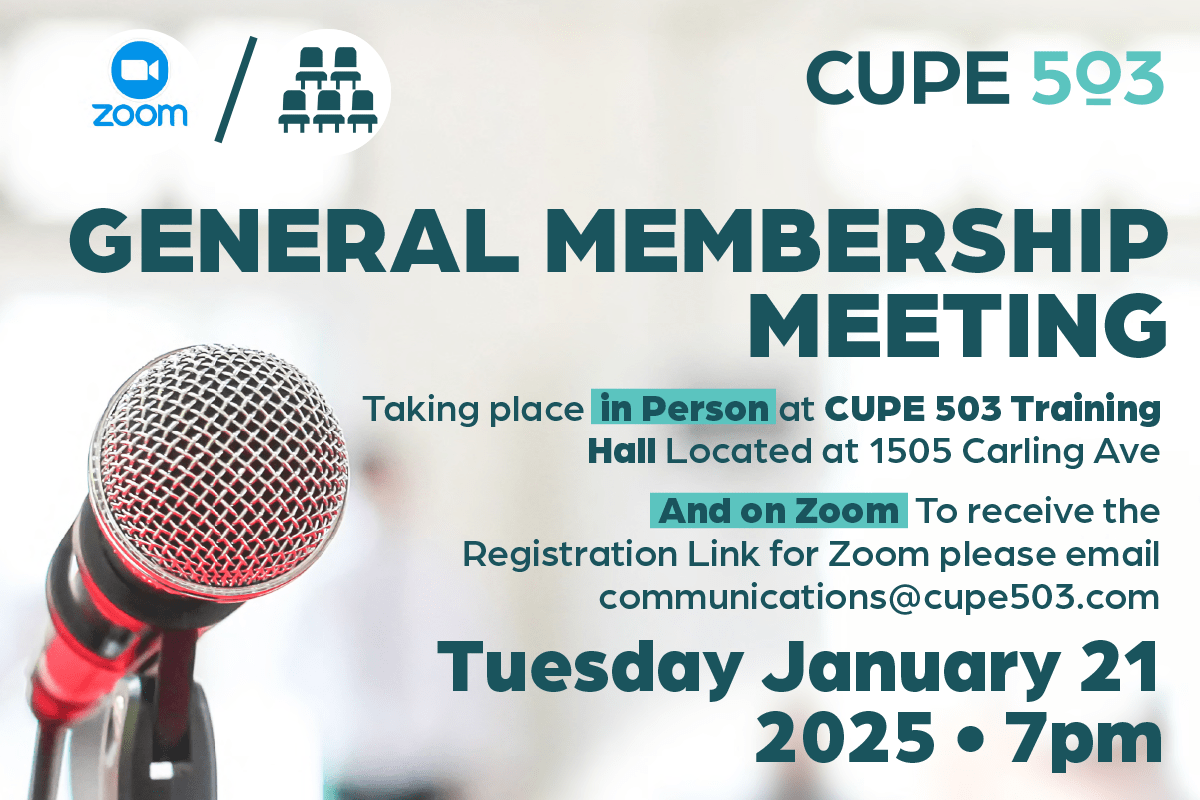 Membership Meeting: 21 January 2025