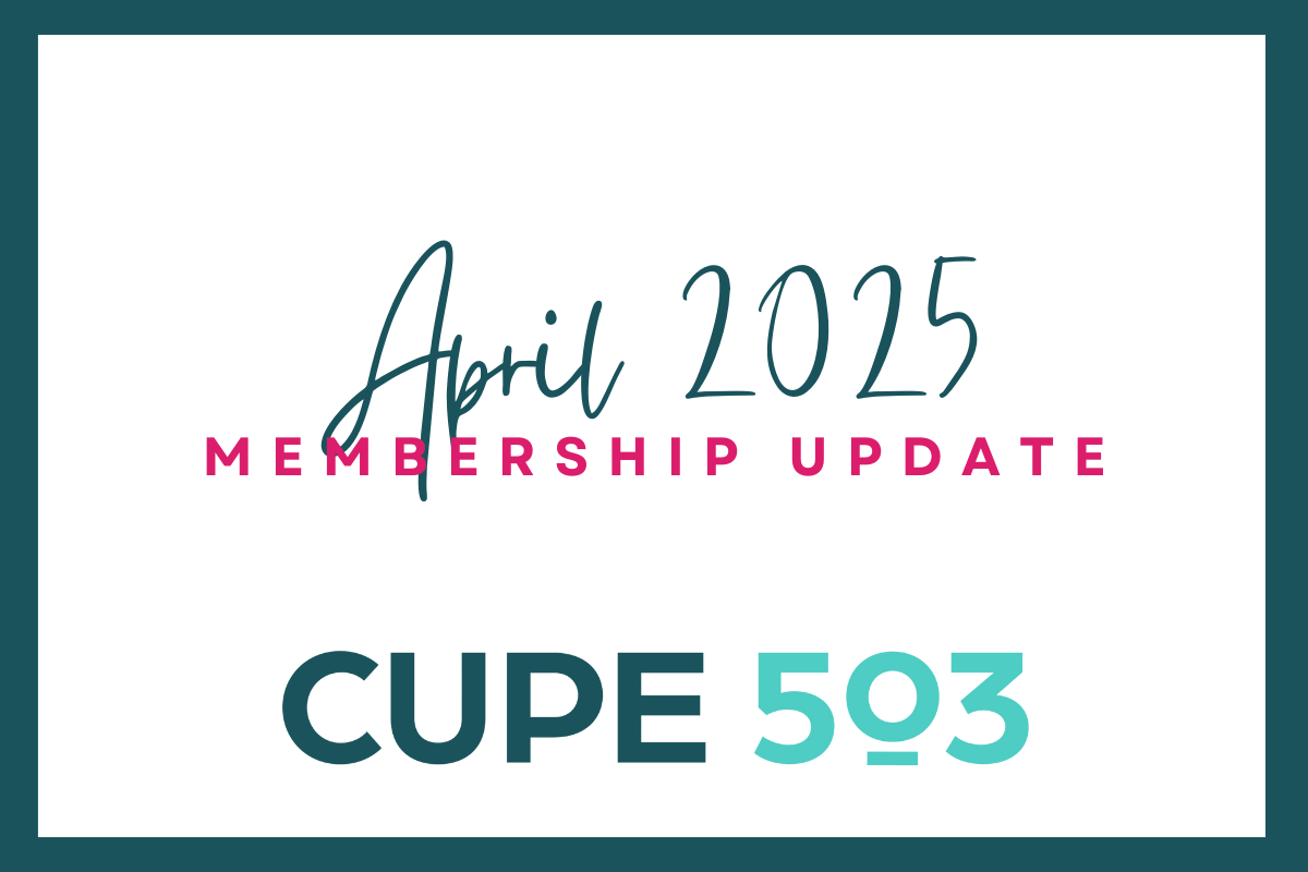 Membership Update: April 2025