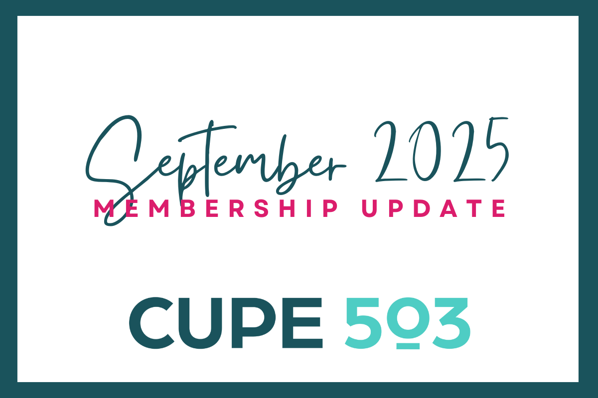 Membership Update: September 2025